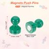 32Pcs Magnets Push Pins Strong Fridge Magnets Magnetic Whiteboard Decorative Thumbtacks for Refrigerator Locker Calendar Office