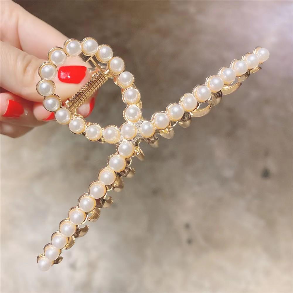 

Блискучі стрази, кришталі, опал, перли, затискачі для волосся для жінок, дівчина, геометричні металеві волосся, краби, шпильки, головні убори, аксесуари для волосся бежевий