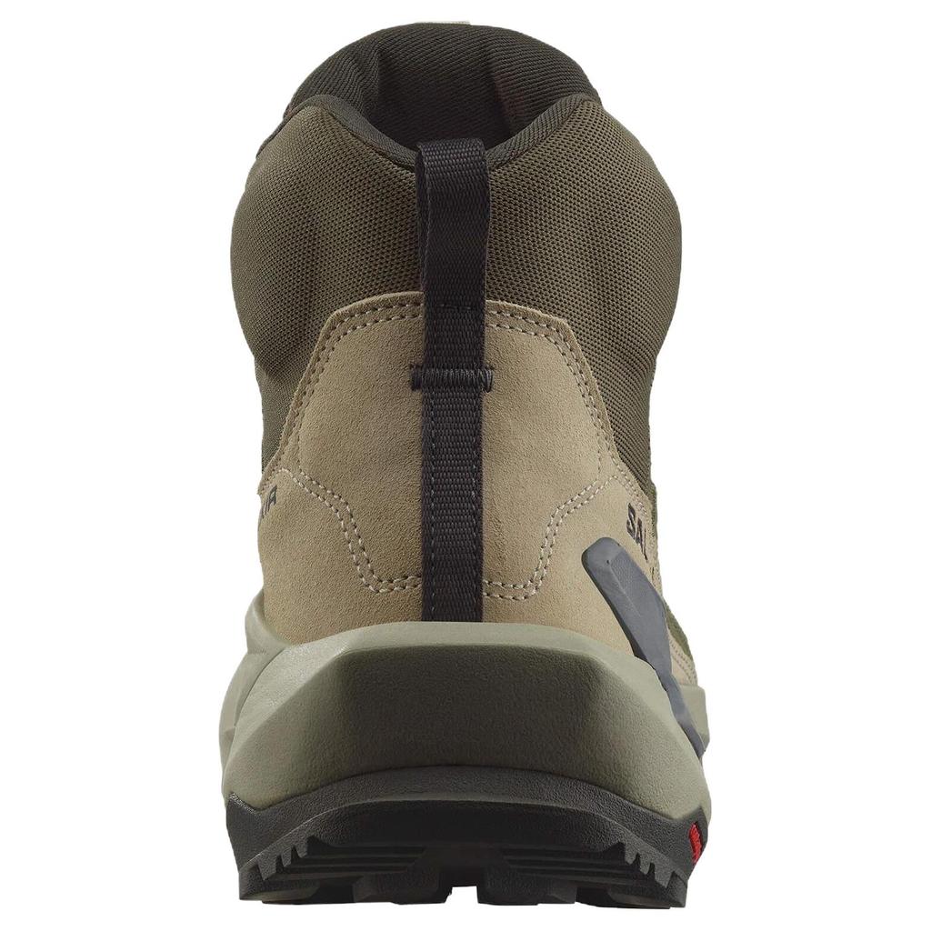 SALOMON Elixir Durable Slip Resistant Comfortable Durable Short Boots Men Boots Dark-Green L47697800