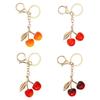 Fashionable Cherrys Sturdy Resin Charm Pendant Elegant Keychain Charm Accessory for Styles Expression Daily Use