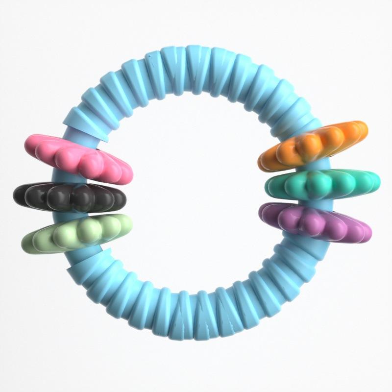 Pet Toy Dog Toy TPR Carrot-shaped Succulent Gnawing Teething Ring Set