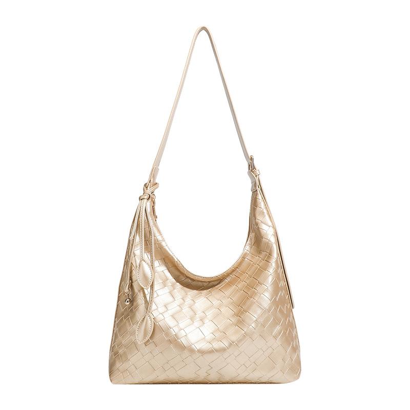 High-end Large-capacity Woven Tote Bag, Trendy and Fashionable, Versatile Single-shoulder Bag, Women's Commuting Bag