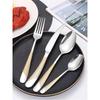 24pcs Stainless Steel Tableware Set, Including Knife, Fork, Spoon and Coffee Spoon Gift Box, Dishwasher Safe.