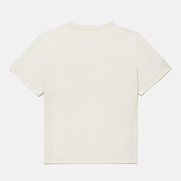 DESCENTE Women'S Woven Short Sleeve T-Shirt Ivory Sr222Dts42