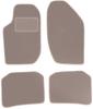 Beige Velour Floor Mats For: Alfa Romeo 164 Sedan (1988-1997)