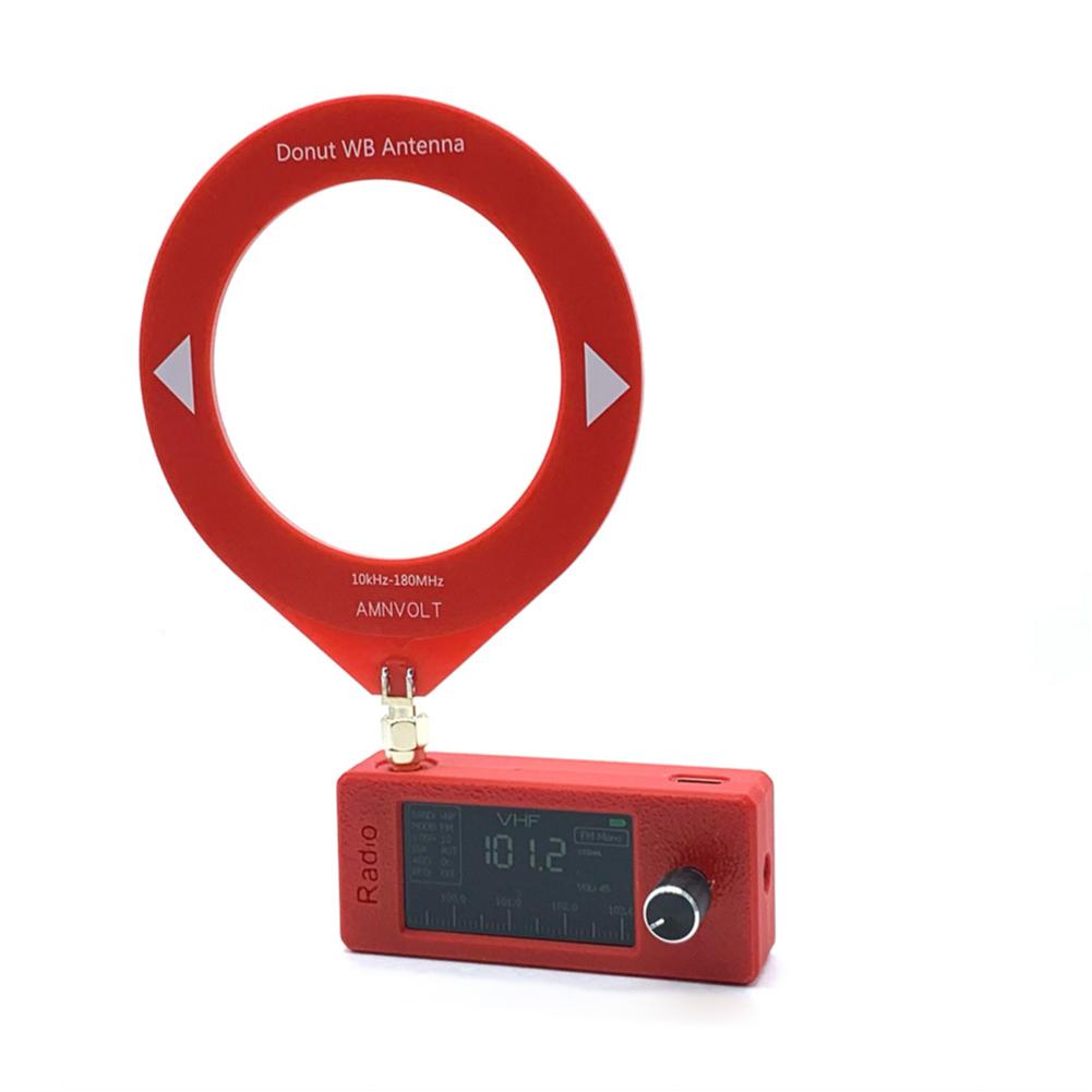 SI4732 0.5-108mhz Pocket Mini Radio LSB USB AM FM All Band Radio Receiver 1.9inch IPS Screen HF SW MW VHF Radio with Antenna