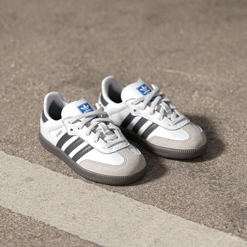 adidas Samba OG Облачно-белый Основной черный Резиновая подошва (ТД) 26.5