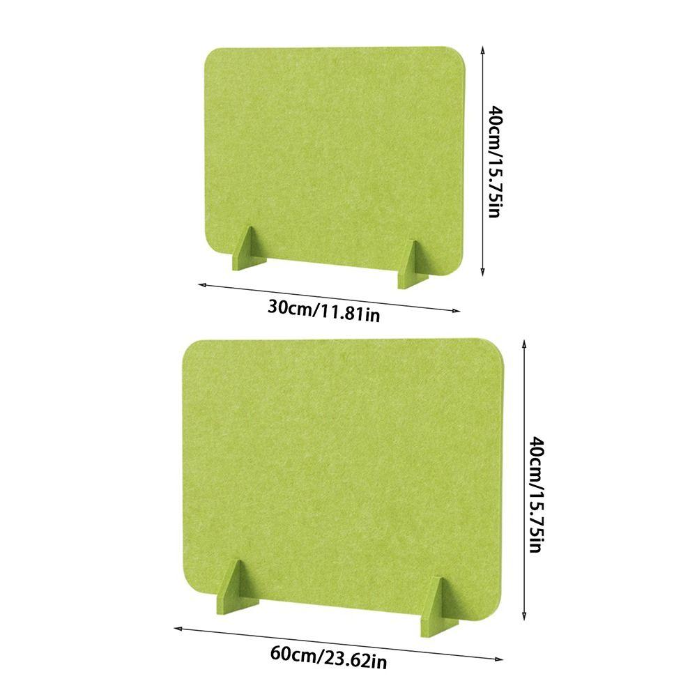 40x60cm Desk Screen Felt Baffle Anti-foam Sound-absorbing Partition Board Student Desk Polyester Fiber Isolation Board