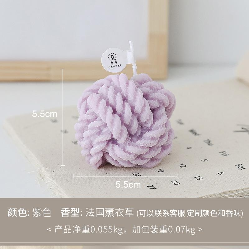 Yarn Shape Scented Candle Home Fragrance Gift Birthday Gift