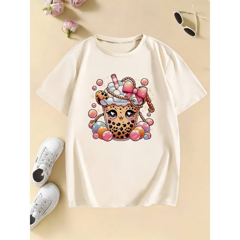 Children's T-shirt Trendy Mario Print Pure Cotton Loose Casual Round Neck Parent-child Short Sleeved 2026 Summer New Item