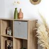 Cube Light Gray Foldable Shelf Box 30X30Cm