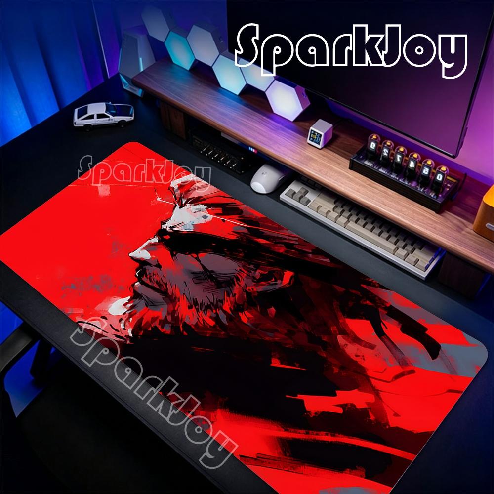 E-sports Game Non-slip Mousepad Metal Gear Solid Mouse Pad Large Laptop Gaming PC Lock Edge Thickened Computer Keyboard Desk Mat