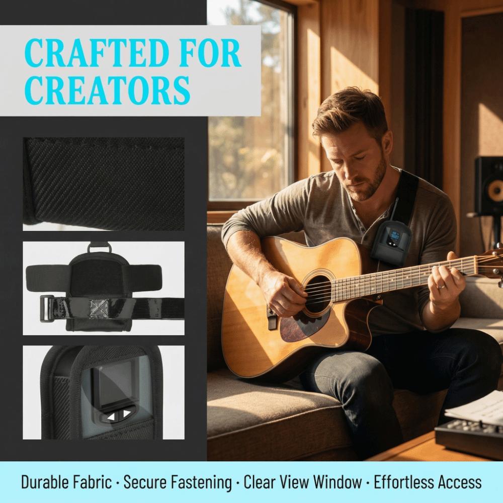 Robuste Tragetasche Tragbare Universelle Tasche Rucksack Gitarrensender-Tasche Studio