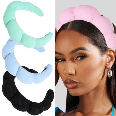 Towel Velvet Hemp Hair Band for Women Wash Face Headband Korean Retro High-End Hoop Hairband Girl Hair Accessories