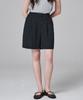 Marop 2208 Lightweight Double-Pleat Half Pants (Black)
