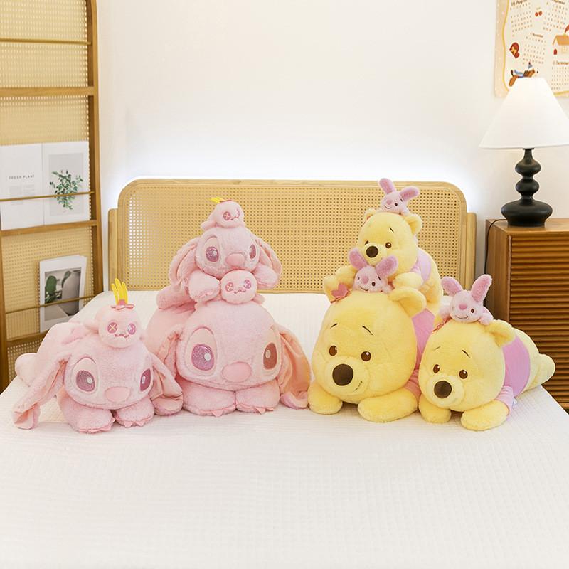 Pooh Bear And Plush Toy Animal Cushion Pillow For Bedroom Decor Play