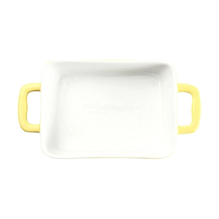 

Stylish Ceramic Baking Sheet Perfect For Cooking Cakes Pie And Quick Meals Preparation жёлтый