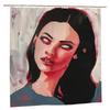 Jennifer’S Body Art Duschvorhang von Karyn Kusama, Lebendige Farben, Polyester mit Ösen, Modernes Zeitgenössisches Badezimmerdekor