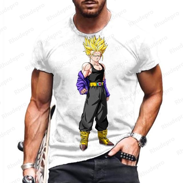 

Мужская футболка Goku, футболки Dragon Ball Z Y2k, одежда высокого качества, детские топы в стиле аниме Vegeta Super Saiya, новинка в стиле хип-хоп XL