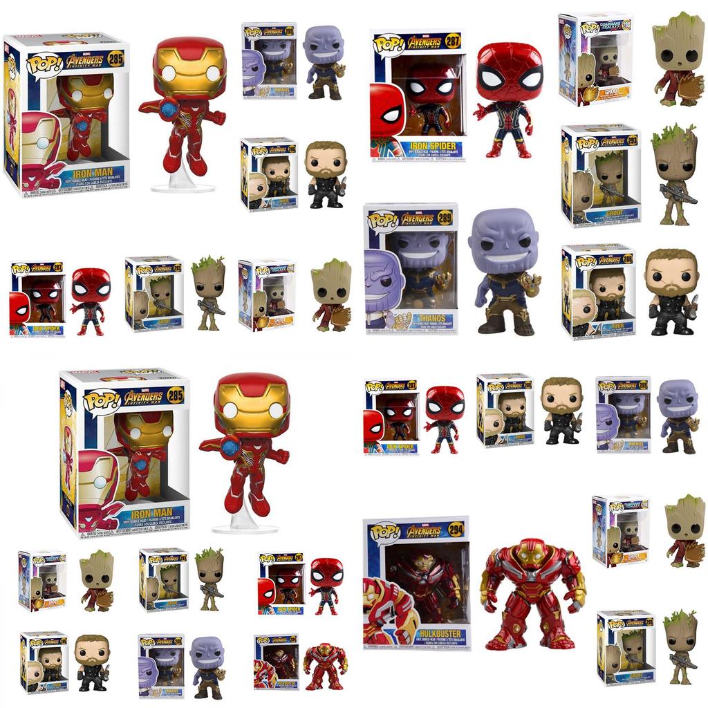 Marvel Avengers Pop Collectible Figure Featuring Iron Man Spider-man And Captain America