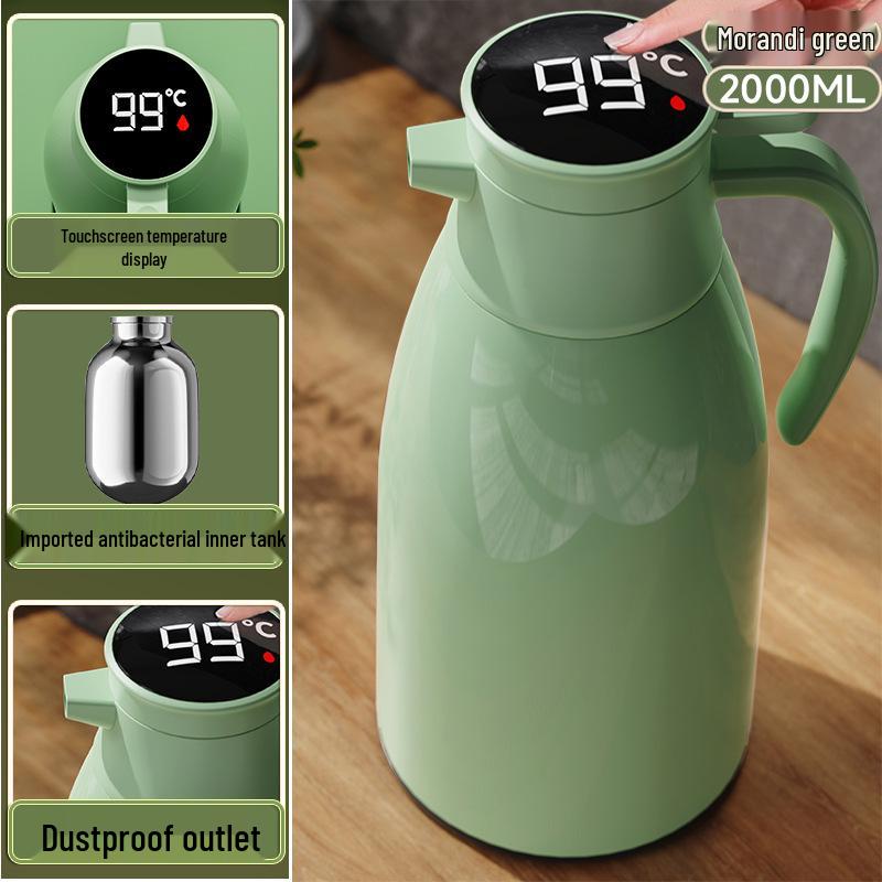 

2024 Большой емкости термос для дома, общежития и офиса - Новая модель для горячей и кипяченой воды 800ml to 2000ml