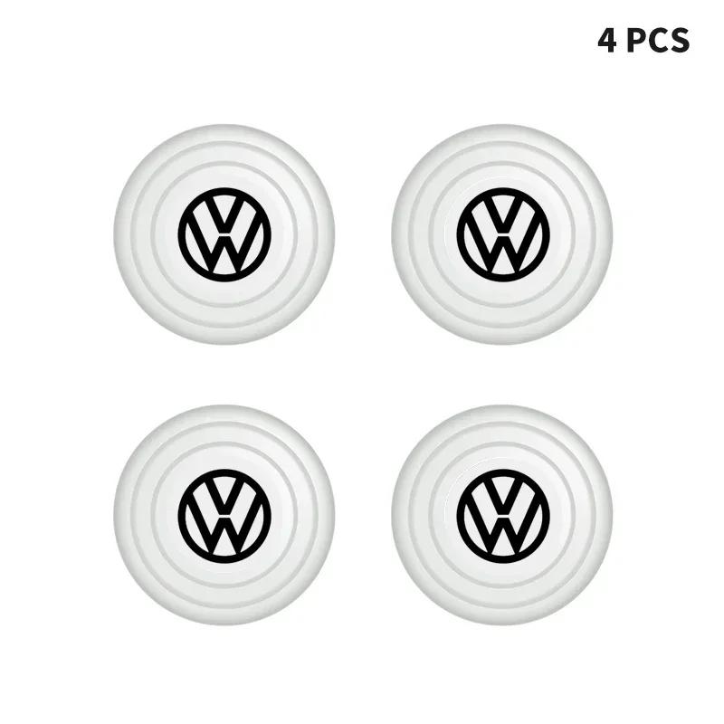 B6 VW For Volkswagen Car Silicone Door Shock Stickers Absorber Soundproof Buffer Pier For Volkswagen Polo Passat B5 B6 B7 T4 T5