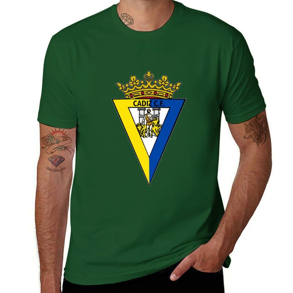 Cadiz cf T-Shirt summer clothes Clothing blue archive mens clothing