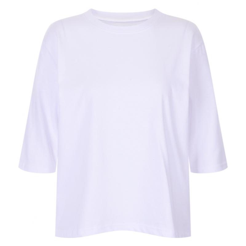 Shop   Women Loose FiT Basic Solid Round Neck T shirT Black Dai Wsh 20416