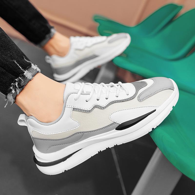 Classic Men 'S Walking Shoes Lace Up Outdoor Men 'S Running Shoes Soft Sole Men 'S Loafers Comfortable Casual Men 'S Sneakers