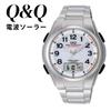 Solar Watch for No Battery Replacement Coming of Q&Q Radio-Controlled Men, Analog-Digital, Needed, Age