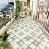 Balcony Floor Mat PVC Leather Washable Carpet Dirty Resistant Easy Clean Non-slip Mats Kitchen Rugs Pet Carpets Home Decoration