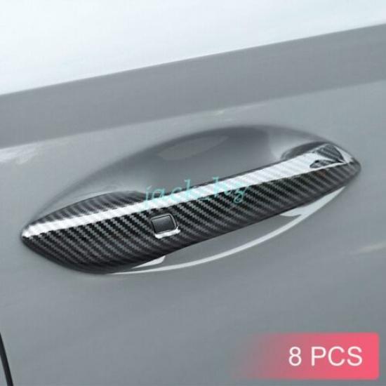 Carbon Fiber Door Handle Cover Trims For - Hyundai Sonata Accessories