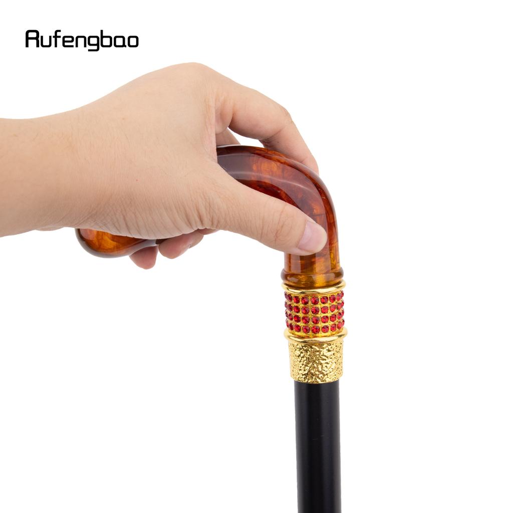 Red Wire Drawing Resin Fairy Wands Red Golden Walking Cane Princess Walking Stick Wand Cosplay Wedding Birthday Party Stick 92cm