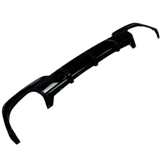 Gloss Black Carbon Fiber Rear Diffuser for BMW X3 F25 with Vertical Strip Lights