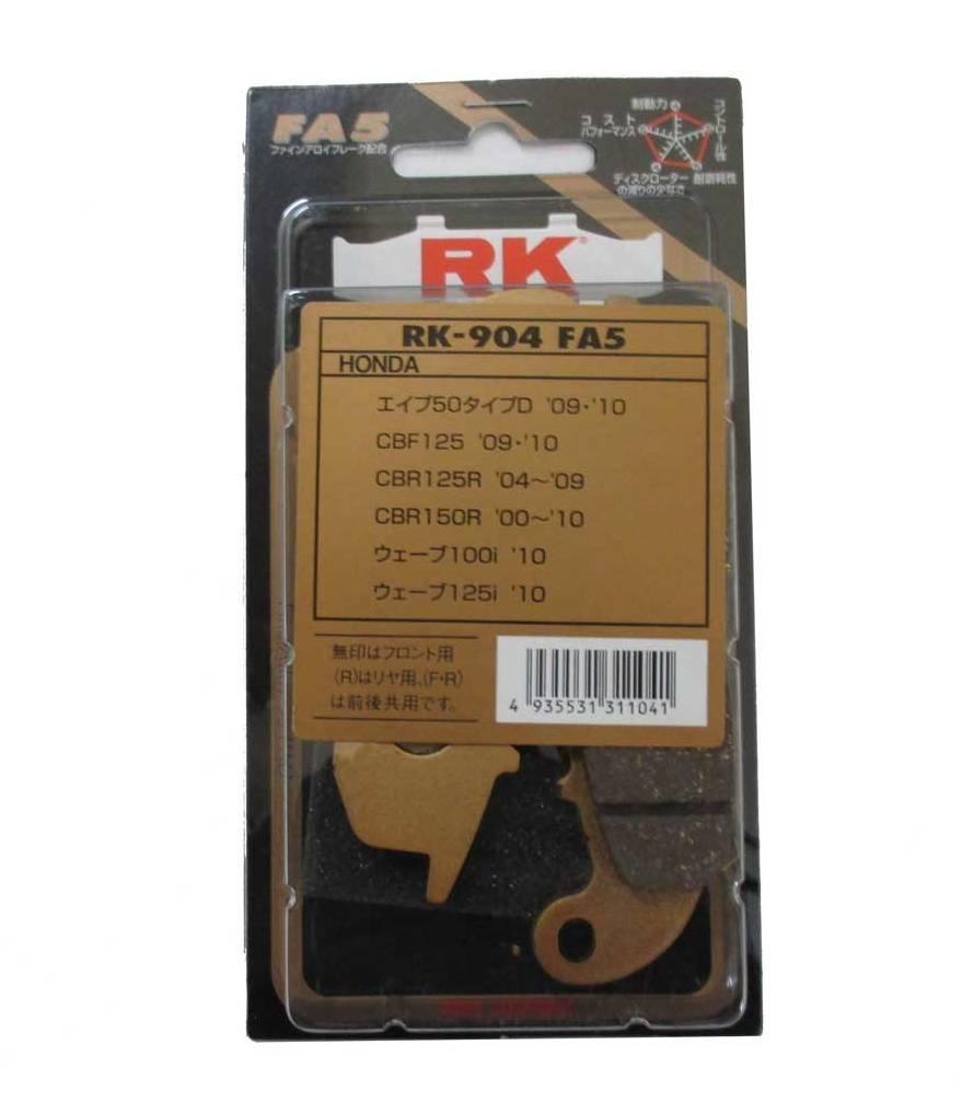 RK Brake Pad FINE ALLOY HONDA: Ape 50 Type D