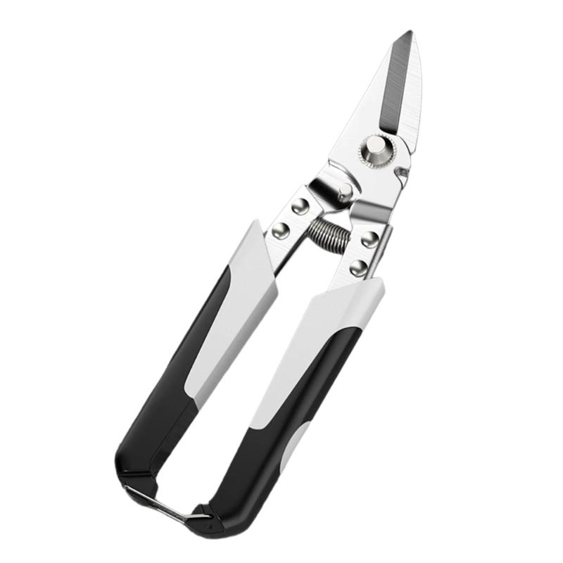 Professional Industrial Shears:Stainless Steel Scissors Tin Snips for Metal Sheet PVC Pipe Cutting Iron Plates