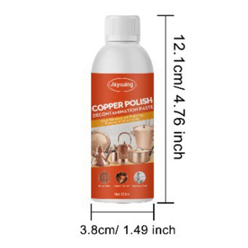 Brass and Copper Tarnish Remover Harmless Non-abrasive Metal Polish Cleaner for Macular Limescale Stubborn Stains