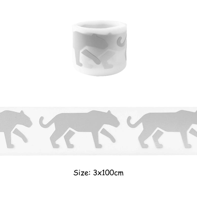 Thermo Transfer Silver Reflective Tapes Sticker For Pet Doll Clothes Stickers Heat Press Appliqued Parches Ropa DIY Vinyl Film