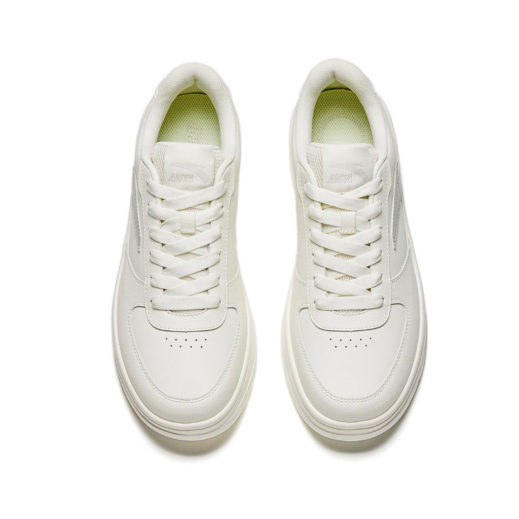 Anta Skateboard Shoes Men's Ivory White 912628002-4