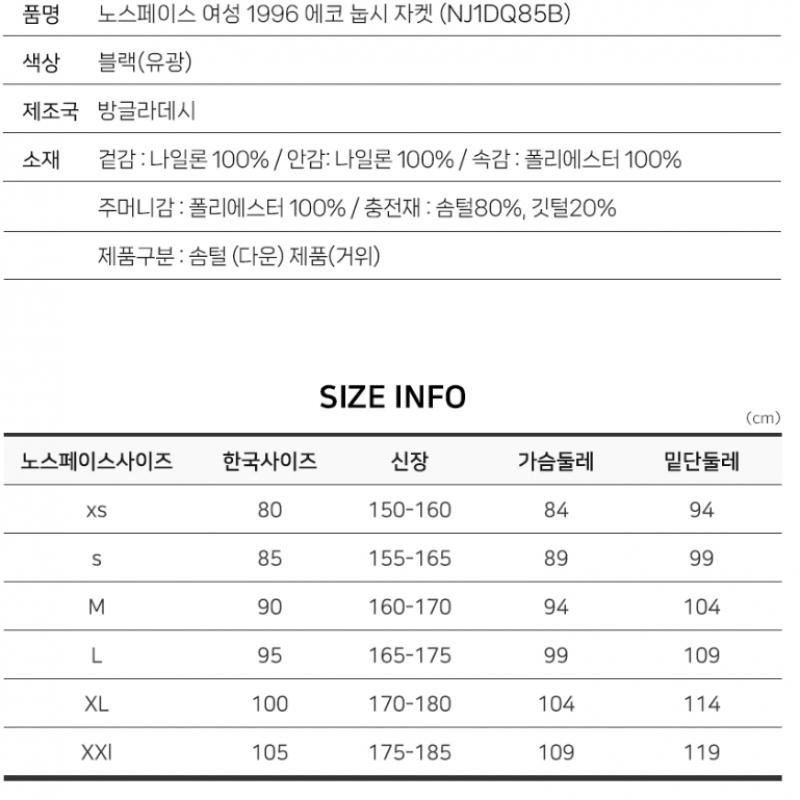  North Face  North Face Women S Eco 1996 Down Jacket Padding  Nj1dq85b 