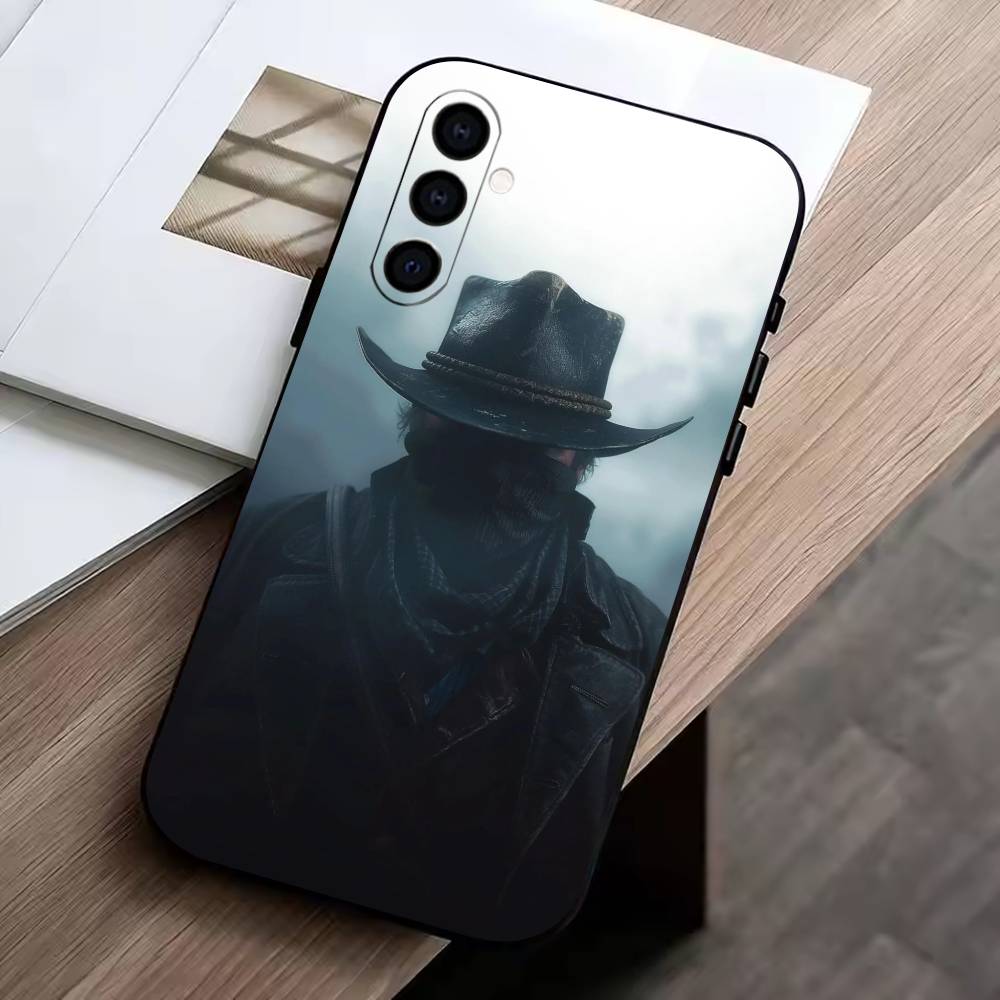 RDR2-Arthur Morgan Phone Case For Samsung Galaxy A73,A72,A71,A70,A53,A52,A51,Soft Silicone Black Cover