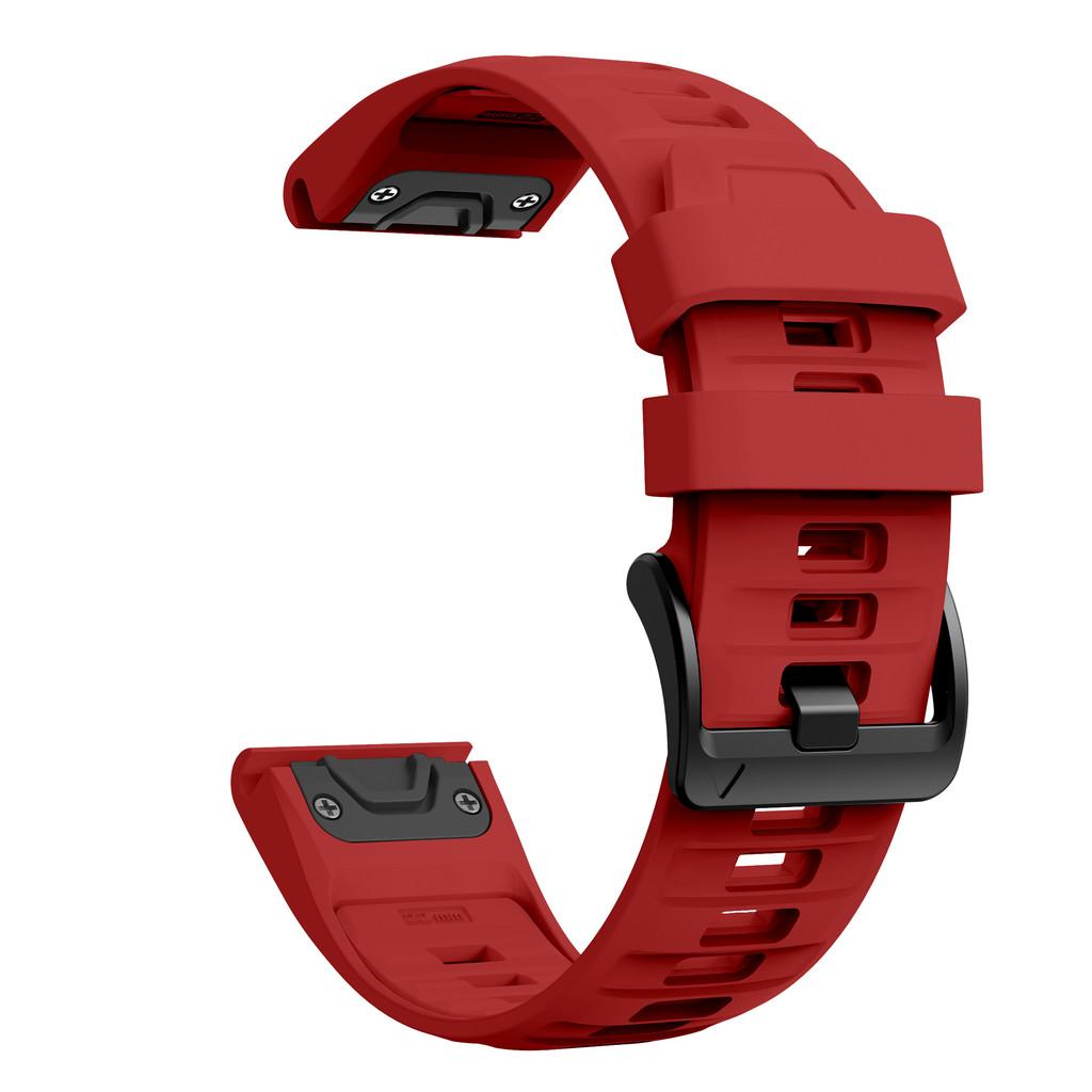 Quick Fit 22mm 26mm Silicone Strap for Garmin Fenix 8 51mm 47mm Fenix 7 7X 6 6X Pro/Epix Pro Gen 2/Fenix 5 5X Fenix 3 Band
