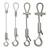 Extra Large Outdoor Steel Wire Rope Safety Hook and Clamp