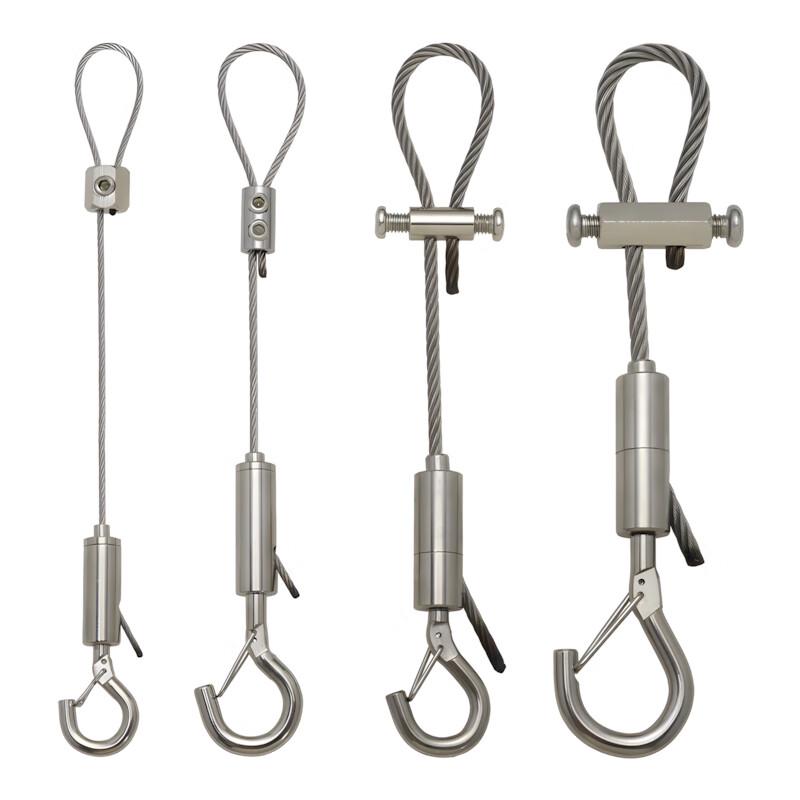Extra Large Outdoor Steel Wire Rope Safety Hook and Clamp
