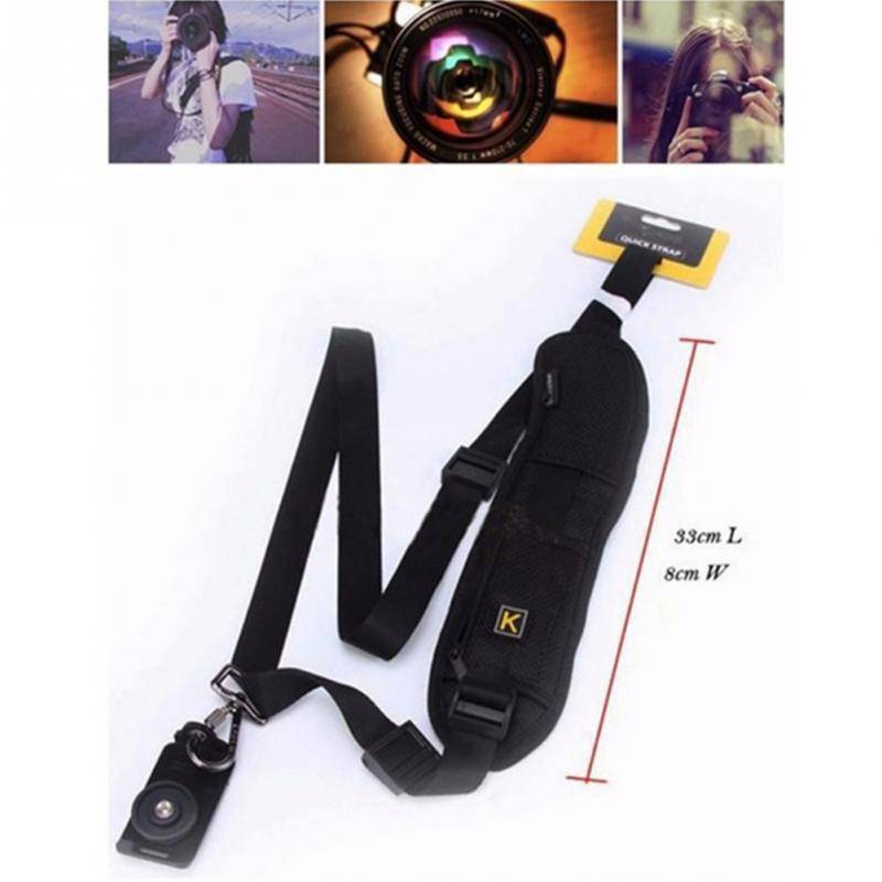 Flexible Camera Strap For Dslr With Metal Components And Comfortable Padding