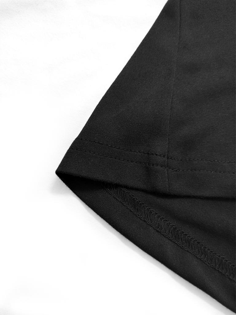 Women's V-Neck Short Sleeve T-Shirt Casual Asymmetric Hem Solid Color Loose Fit Basic Tee for Summer Daily Wear