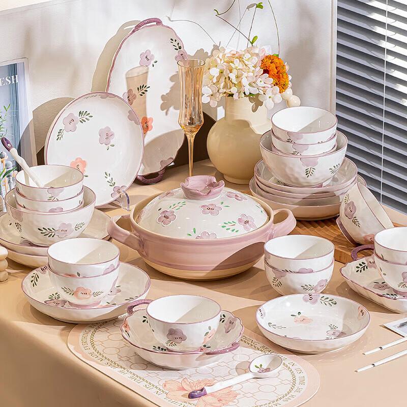 Panlu Japanese Underglaze Ceramic Dinnerware Set