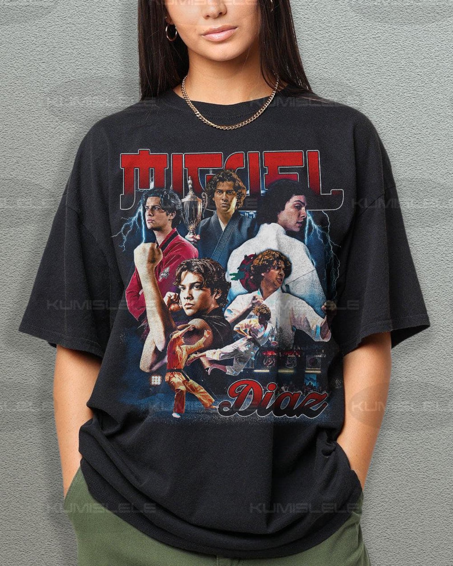 Limited Vintage Miguel Diaz Shirt, Cobra Kai T-Shirt, Movie tee L