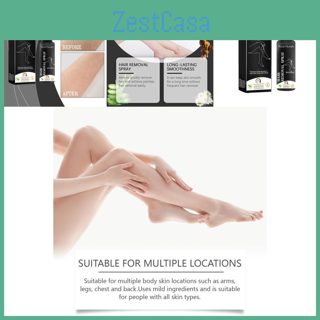 Refreshing West Month Body Cleanser Spray Gentle Moisturizing Formula For Soft Skin