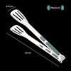 Baijie 304 Stainless Steel Tongs Kitchen Food Tongs Barbecue Tongs Steak Tongs Food Tongs Grilling Tongs Food